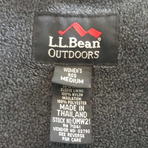 L.L. Bean outdoors jacket sz medium - Picture 3 of 4